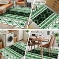 thumbnail image 5 of Area Rugs for Living Room Bedroom, Green Black Southwest 4'x6' Rug Washable Carpet Runner Indoor Outdoor, Farmhouse Aztec Boho Ethnic Art Non Slip Accent Floor Mats Rug for Kitchen, Office, 5 of 8