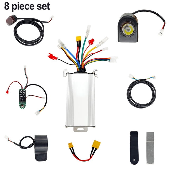 Yimiti 36V 350W Controller Meter Set Conversion Kit For 8.5Inch Electric Scooter,8 Piece Sets