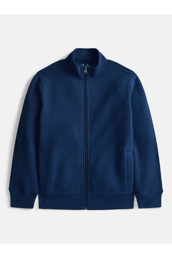 Boys School Uniform Fleece Zip Up Jacket, Sizes 4-18