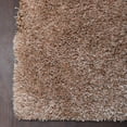 thumbnail image 3 of Rugsotic Carpets Hand Tufted Shag Polyester Eco-Friendly Area Rugs - 4'x6', Rectangle, Beige, Plain Solid Design, High Pile Handmade Anti Skid Rugs for Living Room, Bed Room K00111, 3 of 5