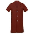 thumbnail image 1 of Men's Short Sleeves Lab Coat Laboratory Doctor Workwear, 1 of 3