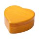 thumbnail image 5 of Caja musical con forma de corazón, adorno de madera, reproduce música, hueco, floral, multifuncional. Amarillo, 5 of 9