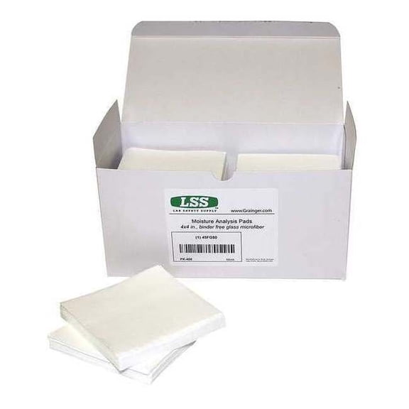 Labexact Moisture Analyzer Pad,4 in. L,PK400 45FG80