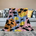 thumbnail image 2 of BCIIG  Pink Leopard  Throw Blanket Baby  Cheetah Sherpa Blanket Decor Animal Print Plush Blanket for Bed Sofa Couch Safari Fuzzy Blanket Zebra Flannal Blanket 50x60in, 2 of 6