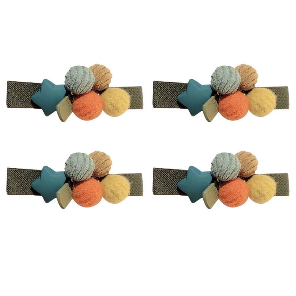 Multicolor - Handmade Rubber Band/Scrunchies (Set of 5) 09