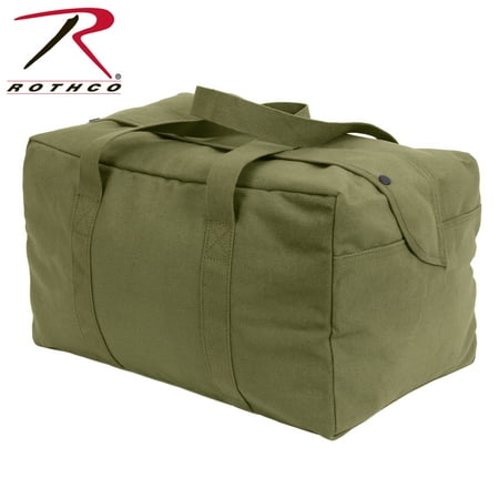 (Price/EA)Rothco 7028 Canvas Small Parachute Cargo Bag-Olive