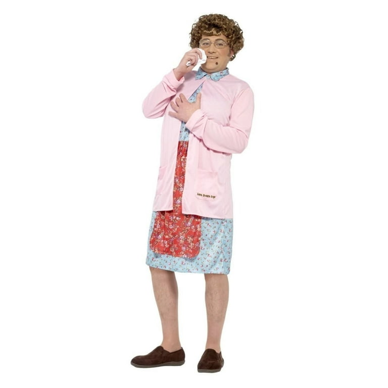 Mrs Brown Padded Costume Adult Pink Mrs Brown Padded Costume Adult Pink