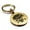 Gold, variant on Stainless Steel Pirate Warrior Champion Round Medallion Keychain Circle Ring