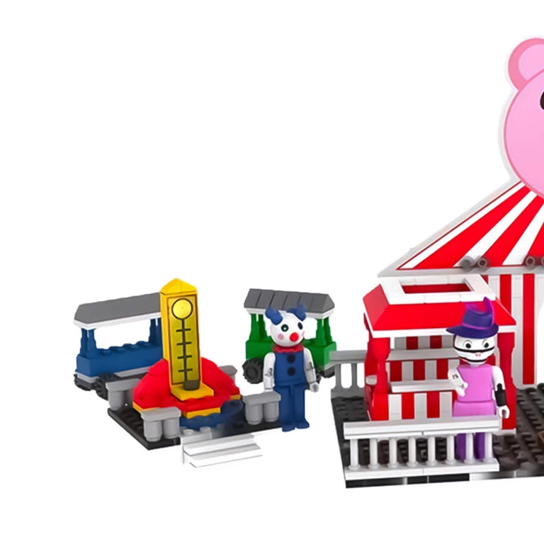 Piggy Deluxe Carnival Building Set with Mini Figures, Brick Game