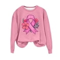 thumbnail image 4 of Chuancc Fall Outfits For Women 2025 Womens Fashion Women'S Long Sleeves Sports Blouse Tees Womens Crew Neck Sweatshirt Womens Pullover Crew Neck Sweatshirts Watermelon red S, 4 of 4