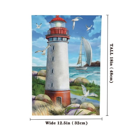 1pc Garden Flag Sunset Lighthouse Summer House Flag Nautical Briarwood Lane 12.5X18/28x40 INCH 1pc Garden Flag Sunset Lighthouse Summer House Flag Nautical Briarwood Lane 12.5X18/28x40 INCH Item id:TC04304 Fabric Type:Polyester Recommended Uses For Product:Garden 1pc Garden Flag Sunset Lighthouse Summer House Nautical Briarwood Lane Style 2 12.5 x18