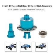 Front Differential Rear Differential Assembly Gear Metal for WLtoys 1/18 A959 A979 A969 A959B A979B A969B RC Car