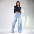 thumbnail image 4 of Jeans Super Wide Leg Color Claro Sb4565C, 4 of 5
