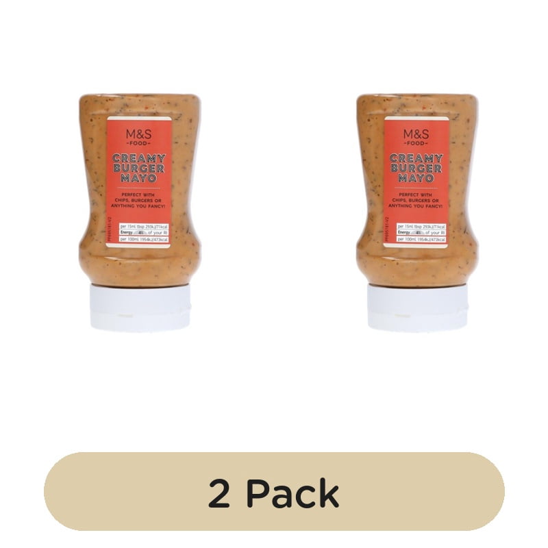 M&S Burger Mayonnaise 280ml, British Import (Pack of 2)