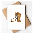 thumbnail image 1 of Name Cat Tiger Ferocious Art Deco Fashion Greeting Cards You are Invited Invitations, 1 of 4