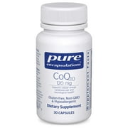 Pure Encapsulations CoQ10 120 mg - Coenzyme Q10 Supplement for Heart Health, Energy, Antioxidants, Brain & Memory Health - Cellular Health, Cognition & Cardiovascular Support* - 30 Capsules