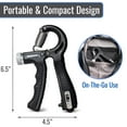 thumbnail image 6 of DMI Compact Hand Exercise Grip Strengtheners with Adjustable Weight Resistance from 10-130lbs, Grip Tracker keeps Track of Number of Squeezes, FSA & HSA Eligible, Set of 2, 6 of 6