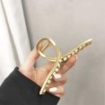 thumbnail image 4 of Big Hair Claw Clips Stainless Steel Strong Hold Hair Clips for Women(Gold), 4 of 4