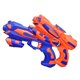 thumbnail image 4 of 2 piezas de pistola de juego de plástico Ecológico - Luz delantera segura Capacidad práctica Juguete de espuma Blaster para niños Juego familiar, 4 of 5