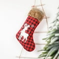 thumbnail image 6 of Christmas Tree Decorations, Hwkond Fashion Christmas Black Red Plaid Socks Gift Bag Christmas Tree DecorationsUp to 60% Off Clearance Sale, 6 of 6