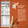 thumbnail image 5 of Kellogg's Special K Breakfast Cereal, 11 Vitamins and Minerals, Made with Real Pecans, Cinnamon and Pecan, 11.8 oz Box (1 Box), 5 of 12