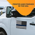 thumbnail image 3 of Magnet Me Up Reverse Thin Blue Line American Flag Vinyl Magnet Decal, 5x8 Inches, 3 of 7