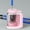 Light Pink, variant on Automatic Pencil Sharpener for Office, Home - Electric Pencil Sharpener with Fast & Quiet Operation, Portable & Compact Design - Multicolor Plastic Sharpener for Artists, Professionals Blue