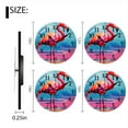 thumbnail image 2 of Battery Operated Analog Wall Clocks Non-Ticking Silent Modern Clock Decorative for Home,Office-Colorful Pink Flamingo Standing In The Water(16inch), 2 of 4