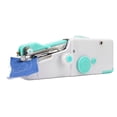 thumbnail image 3 of Small Sewing Machine, Blue Handheld Electric Sewing Machine Simple Operation DIY Crafts Accuracy Ergonomic Design  for Kids for Travel, 3 of 8