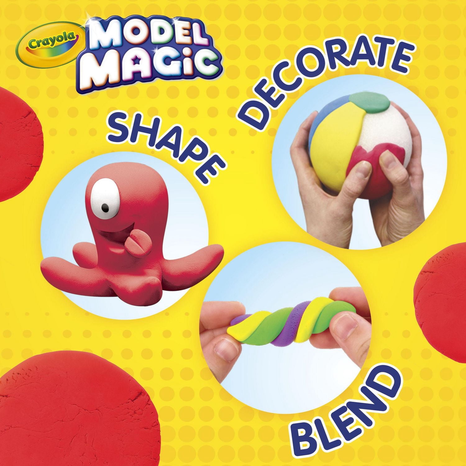 Crayola Model Magic 2lb Resealable Storage Container, White