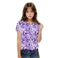 thumbnail image 1 of Jamicy Hauts de Mode pour Enfants Tendance 2025 Nouveaux Vêtements d'Été Hauts pour Enfants T-Shirts d'Été à Manches Courtes Blouses à Col Rond pour Dames Hauts Courts Décontractés, 1 of 4