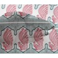 thumbnail image 4 of oneOone Viscose Chiffon Fabric Peacock Block Printed Craft Fabric BTY 42 Inch Wide, 4 of 4