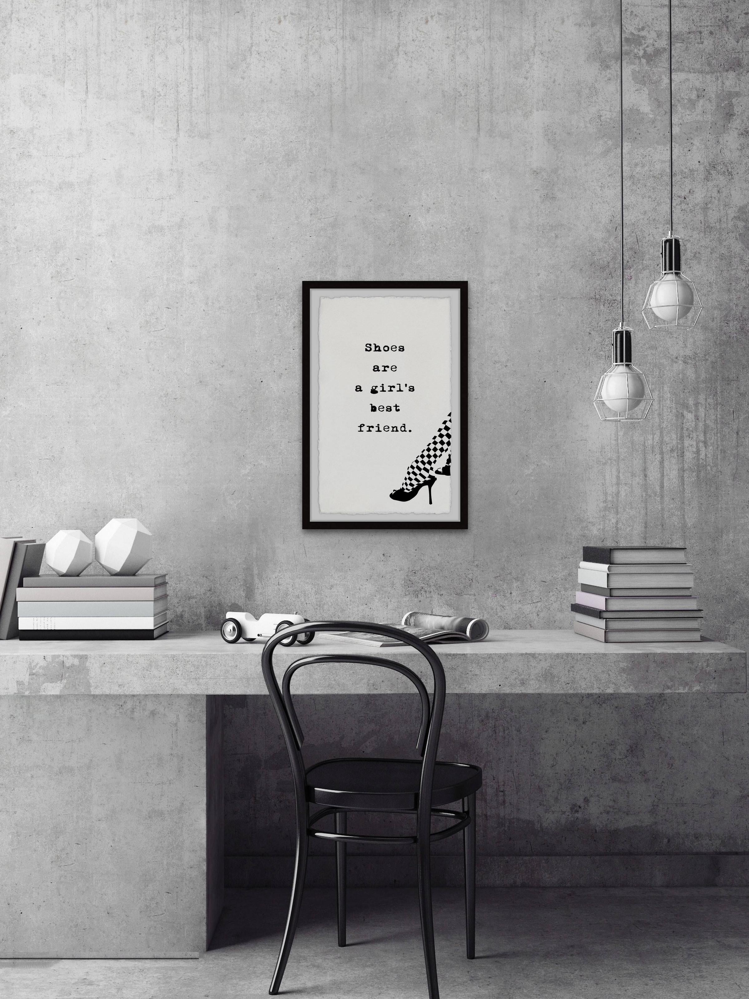 Marmont Hill Girl's Bestfriend Framed Wall Art