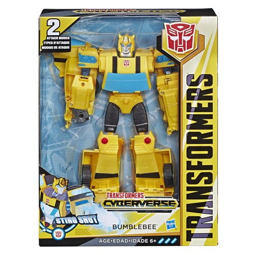 Hasbro-figura de acción Original Transformer Cyberverse Leader Optimus Prime Bumblebee, figura de dibujos animados, juguetes Soundwave para niños, regalo zhangyuxiang LED