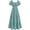 Sage Green, variant on PRETTYGARDEN Women's Summer Boho Maxi Dresses Floral Short Sleeve Square Neck Smocked Flowy Long Dress Vacation Outfits