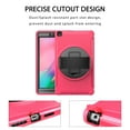 thumbnail image 6 of Dteck Galaxy Tab A 8.0 2019 Case, Heavy Duty 360 Degree Rotating Kickstand Full-Body Impact Resistant Cover with Hand Strap For Samsung Galaxy Tab A 8.0 Inch 2019 (SM-T290 /SM-T295), Pink, 6 of 11