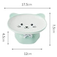 thumbnail image 2 of Cuenco para gatos, cuenco de alimentación de cerámica elevado para gatos, antivómitos, 2 of 6