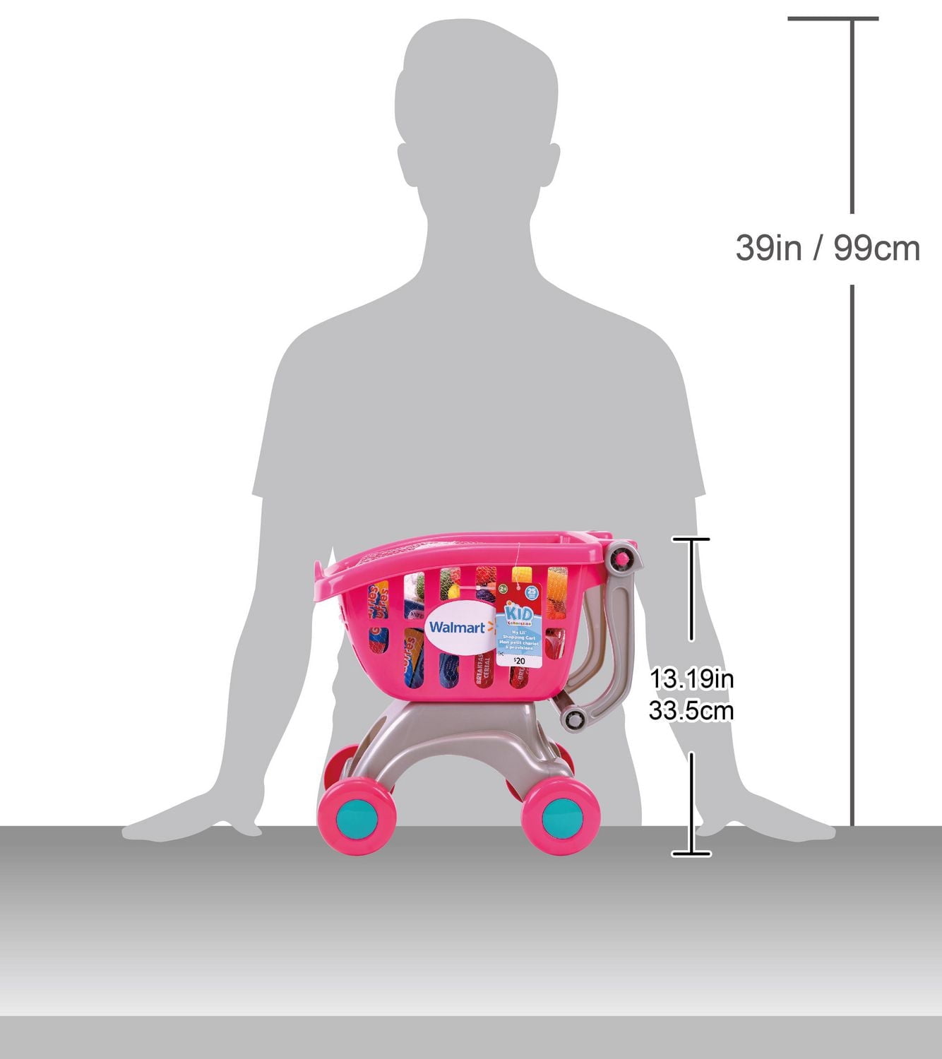 Kid Connection My Lil' Shopping Cart 25 Pieces