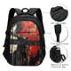 thumbnail image 3 of Balery Abstract Skull Guitar Art Mochila con carga USB para hombre y mujer - Mochila impermeable y antirrobo para portátil con puerto USB para viajes, trabajo, estudios y universidad, 3 of 7