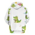 thumbnail image 3 of Cute Baby Crocodiles Playing Men's Women New Sweatshirt Hoodie Men's Plus Size Sweatshirt Hooded Sweatshirt 3d Printed Street Men's Cloth, 3 of 6