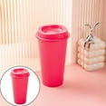thumbnail image 2 of 1 Pc 475ml Color Changing Coffee Cups, Reusable Coffee Cups with Lids, Hot Coffee Tumbler for Kids and Adult Party Favors, Leak-Proof, BPA-free, and Safe for Dishwashers, 5.91 Inch, Hot Pink, 2 of 9