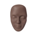 thumbnail image 2 of Práctica de silicona para rostro, piel, cejas, delineador de ojos, labios, cabeza, modelo facial de silicona Piel bronceada, 2 of 8