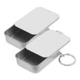 thumbnail image 4 of Voiceine 2pcs Small Storage Boxes Portable Jewelry Storage Cases Small Metal Storage Tins, 4 of 10