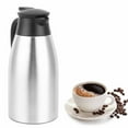 thumbnail image 2 of 2L/68oz Large Capacity Insulation Water Kettle, Portable 304 Stainless Steel Vacuum Double Walled Insulation Pot Bottle for Home Office Use[Stainless Steel Primary Color], 2 of 9