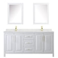 thumbnail image 3 of Wyndham Collection WCV252572DEBWQUNSMED Daria 72" Free Standing Double Basin Vanity Set -, 3 of 7