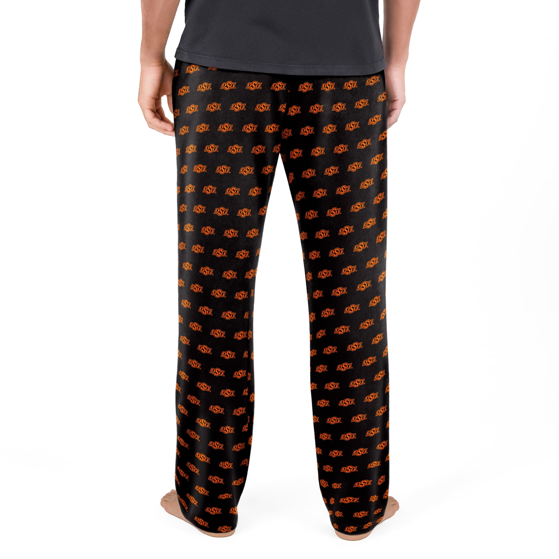 NCAA Mens Oklahoma State Cowboys All Over Print Pajama Pants