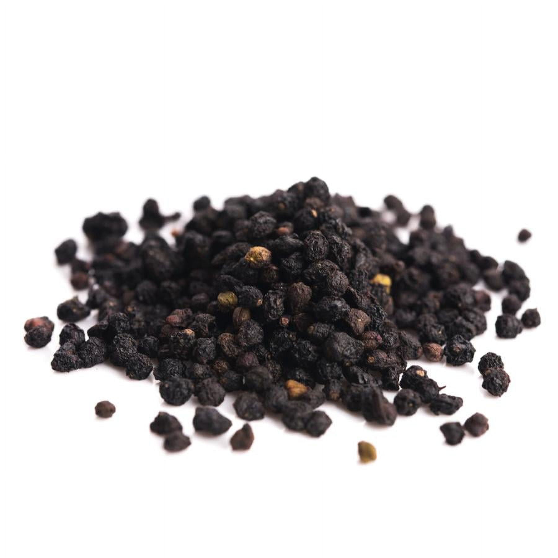 NY SPICE SHOP Dried Whole Elderberries - 08 Ounce - Dried elderberry - Black Elderberries