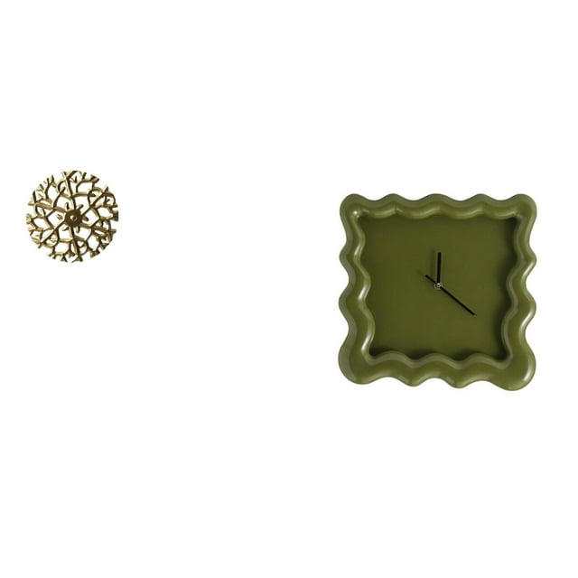 Escultura De Pared De Metal Rústica Con Placa De Estatua De Hierro Forjado Y Colgantes 3D, Combinada Con Un Reloj De Pared Cuadrado, Silencioso Y Preciso, Para Oficina, Sala De Estar, Baño,