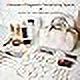 thumbnail image 6 of Soghot Makeup Bag with Jewelry Organizer Travel Toiletry Bag Waterproof Cosmetic Bag for Women Makeup Pouch Portable Skincare Bag (Cream Leather), 6 of 7