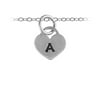 Personalized Heart Pendant Necklace, Available in Initials A to Z, In Sterling Silver, 10kt Gold, or 14kt Gold, 18 Inches